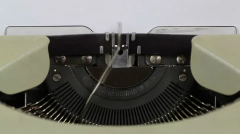 Dear Mom and Dad - letter on a typewrite... | Stock Video | Pond5