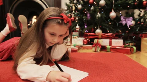 Dear Santa Stock Footage 29154862