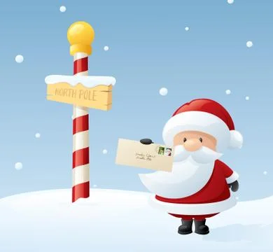 Dear santa Stock Illustration