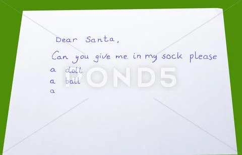 Dear santa, Stock Photos