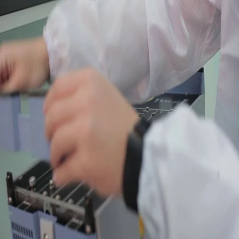 Deasemble machine lab Stock-Footage 69614689