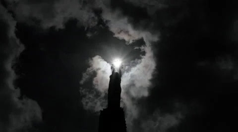 Deastaurated monument 스톡 동영상 62264634