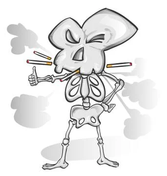 Death cartoon Stock-Illustration