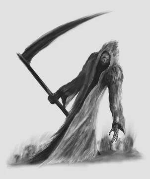 Death character concept Stock Illustration