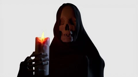 Death Character Talking 動画素材 194999860