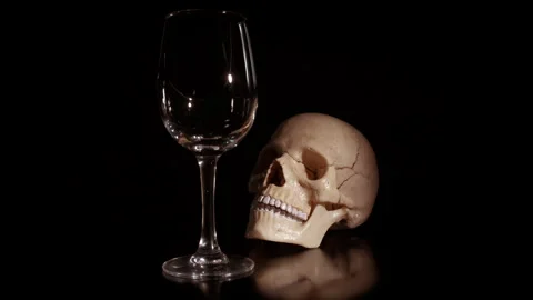 Death from drunkenness. Stock Footage 253727843