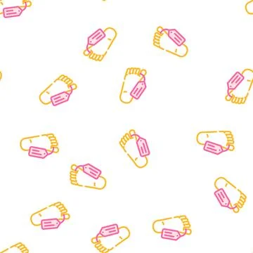 Death fear vector seamless pattern Stock Illustration