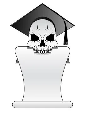 Death grad Stock Illustration