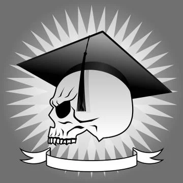 Death grad Stock Illustration