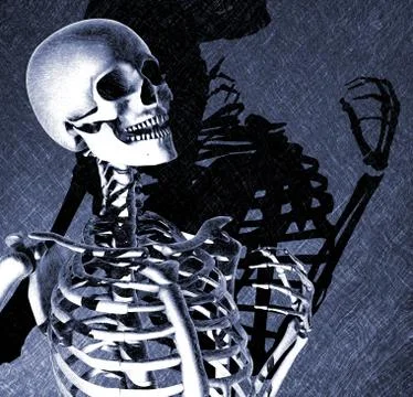 Death Has Something to Say Stock Illustration