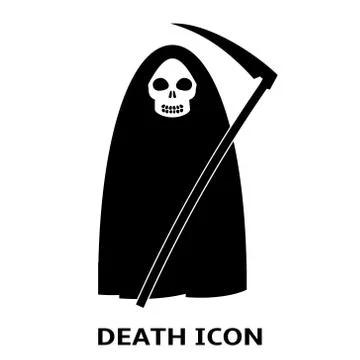 Death icon Stock Illustration