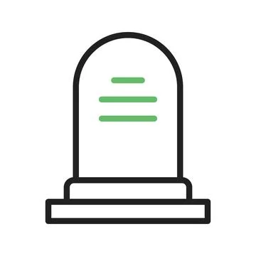 Death icon vector image. Illustrazione stock