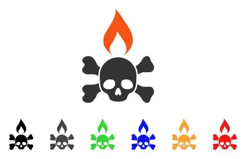 Death Ignition Vector Icon イラスト素材