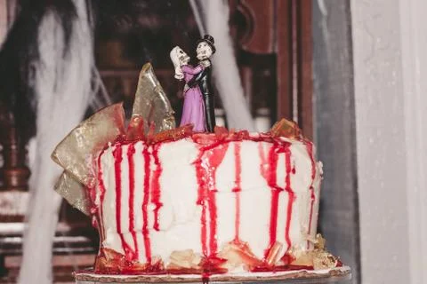 Death by love cake Stock Photos