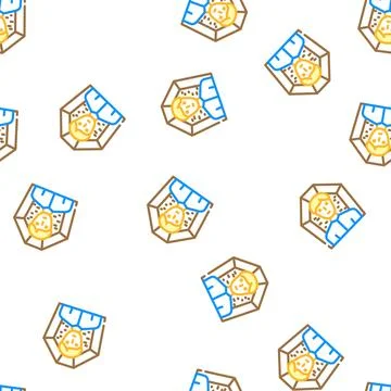 Death man vector seamless pattern Stock Illustration