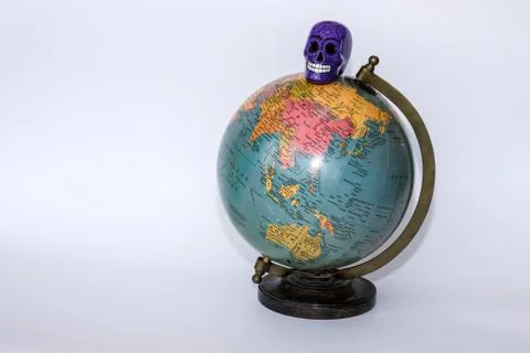 Death over the earth Stock Photos