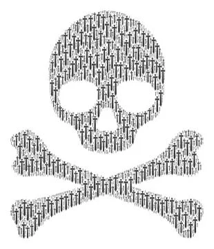 Death Pattern of Medieval Sword Items イラスト素材