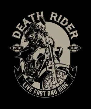 Death rider Stock Illustration