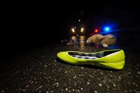 Death on the road Stock Photos