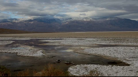 Death Valley Bad Lands Stock Footage 104837902