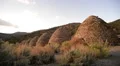 Death Valley Charcoal Kiln Dolly 01 Time Lapse Sunset HD Footage