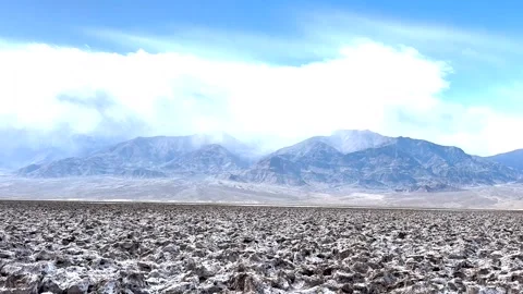 Death Valley Devils Golf Course Stock Footage 329333885