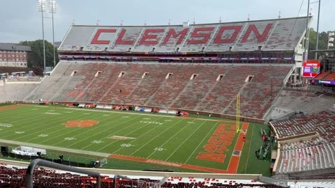 Death valley during rain delay clemson vs unc Stock Footage 346556201
