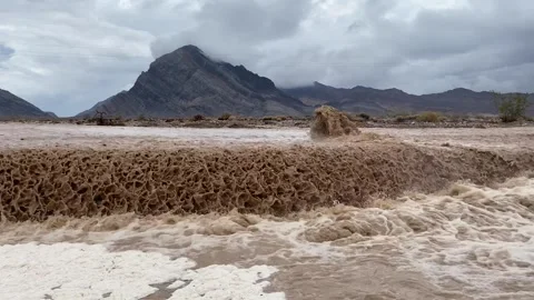 Death Valley Flash Flood Stock Footage 270381655