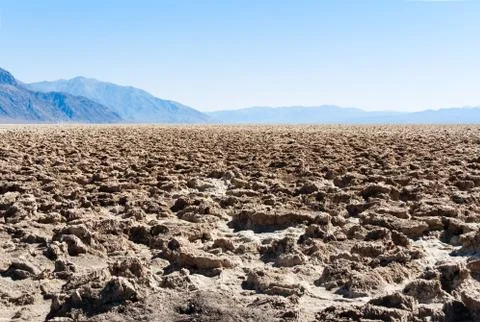 Death Valley NP: Devil's Golf Course 스톡 사진