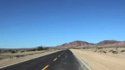 Death Valley Road TimeLapse Stock Footage 442790