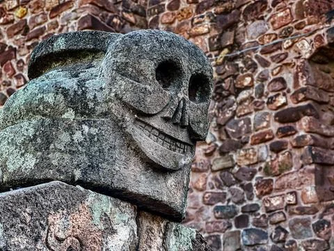 Death's Head In Cusco Stock Photos