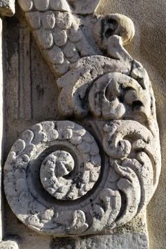 Deatil baroque style Stock Photos