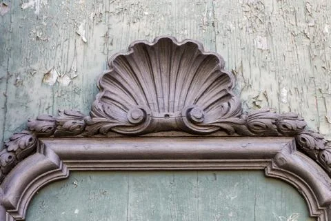 Deatil baroque style Stock Photos