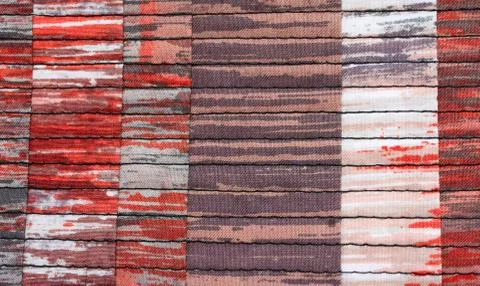 Deatil of patchwork background with unlikely colors and abstract effect Stock Photos