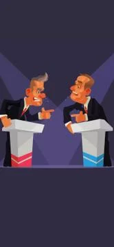 Debate Stock Illustration