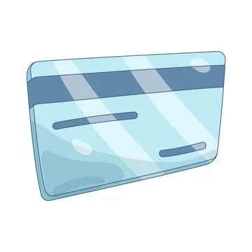 Debit card 库存插图