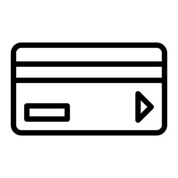 Debit card Vector Icon Design Illustration Illustrazione stock