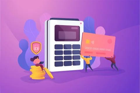 Debit card vector illustration. 库存插图