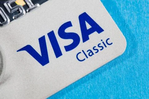 Debit visa card Stock Photos