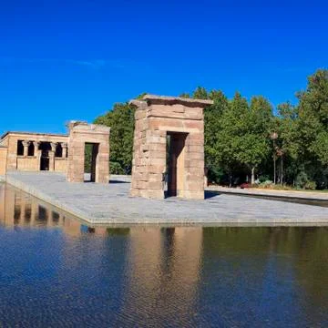 Debod temple Stock Photos