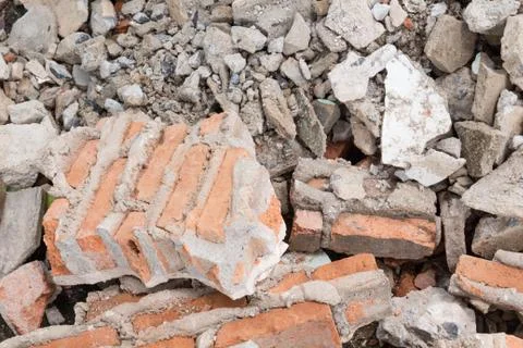 Debris construction site Stock Photos