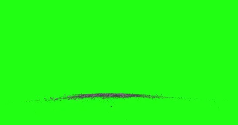 Debris Exploding 60PFS isolated on Green Screen Background Pack of 2 Clips Video stock 148345088