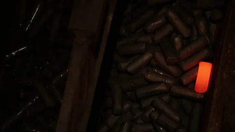 Debris, extra pieces of iron, excess iron pieces. Stock Footage 72714737