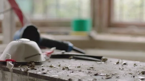 Debris falling  Stock Footage 128461742