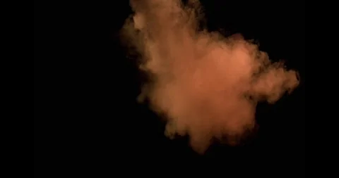 Debris Fire Explosion Atmospheric Layer On Black Screen Видео 334098324