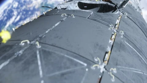 The debris of the space station subsequently crashed in one of the residentia Stock-Footage 283160325