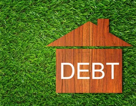 Debt Concept Background Stock Photos