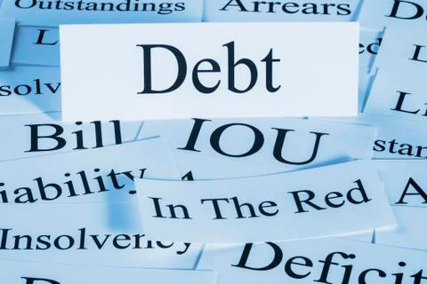 Debt concept Stock Photos