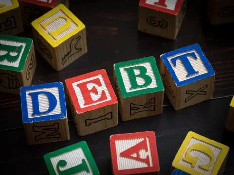 Debt concept Stock Photos