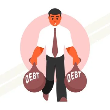 Debt-crisis Stock Illustration